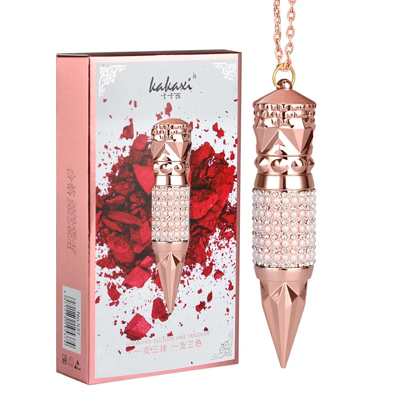 Kakaxi Queen's Scepter Trójkolorowa Pomadka 1 Pomadka Trzy Kolory Matowa Długotrwała Nawilżająca Pomadka do Ust