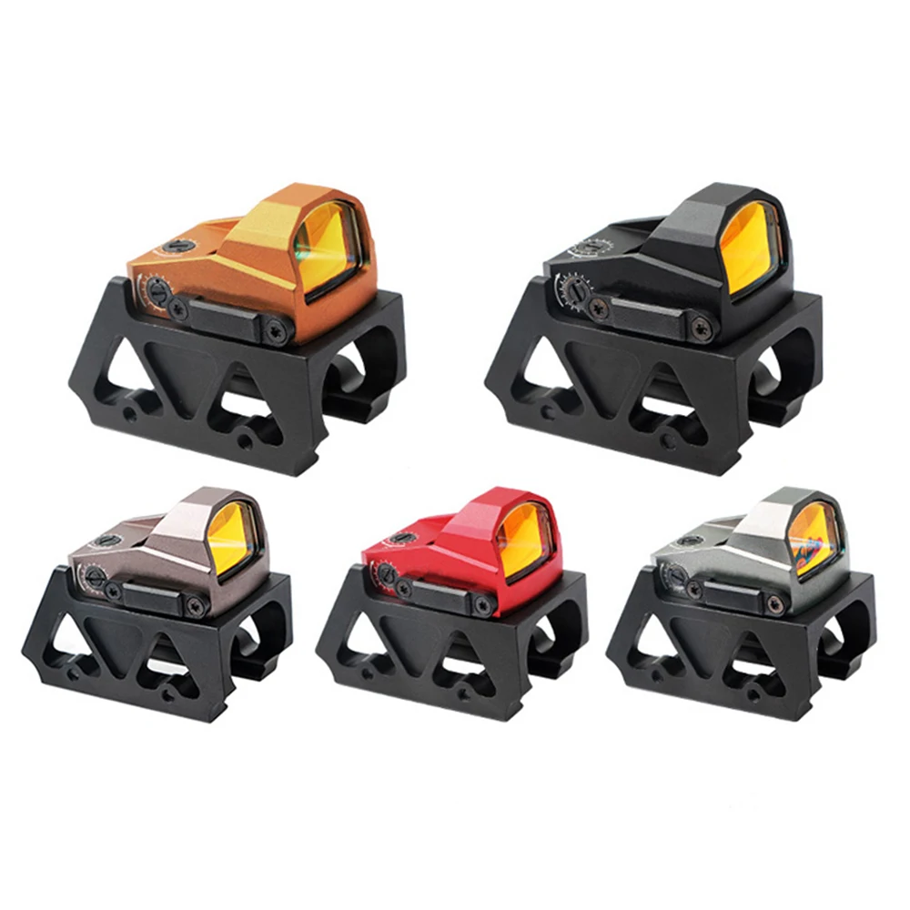 New Hunting Scope Dot Sight with Rise Mount 3 MOA 1x22 Mini Scope Reflex Optical Holographic Sight