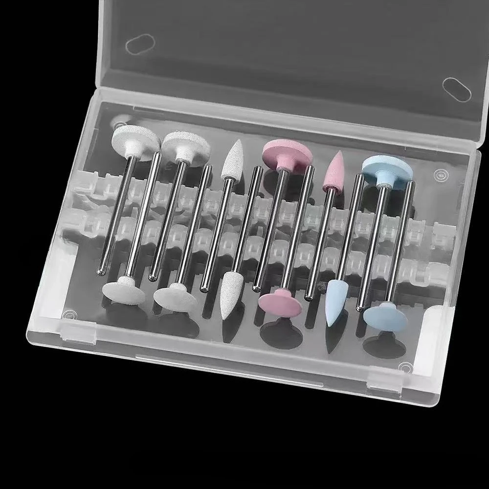 12pcs/set HP0312 Lab Porcelain Teeth Polishing Kits Denspay 12pcs/Box Lab Composite Resin Set Silicone Disposable Polishers Tool