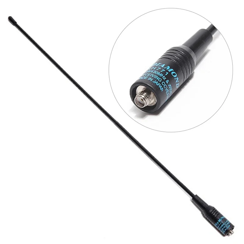 1/2 Pieces NA-771 Walkie Talkie Antenna Quansheng UV-K5 SMA-F UHF VHF 136/174 Mhz 400/470Mhz Two Way Raido Talki Walki For UV-5R