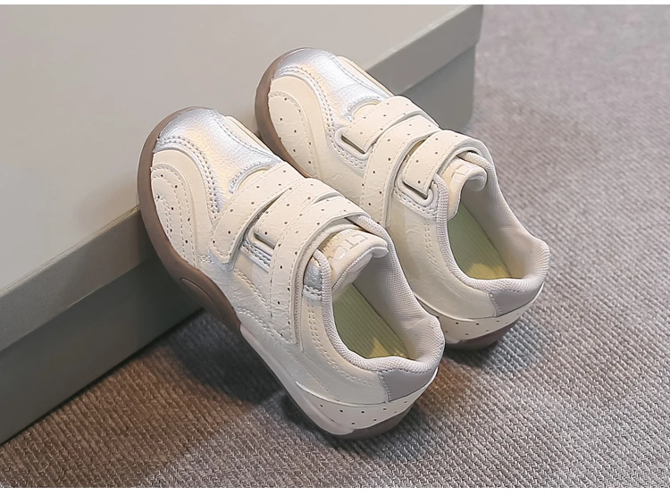 Kinder Freizeitschuhe Süße Polka Dots Kinder-Tennisschuhe mit Klettverschluss Weiche Sohle 2026 Brandneue Jungen Mädchen Sportschuhe Rutschfest – Detail 11