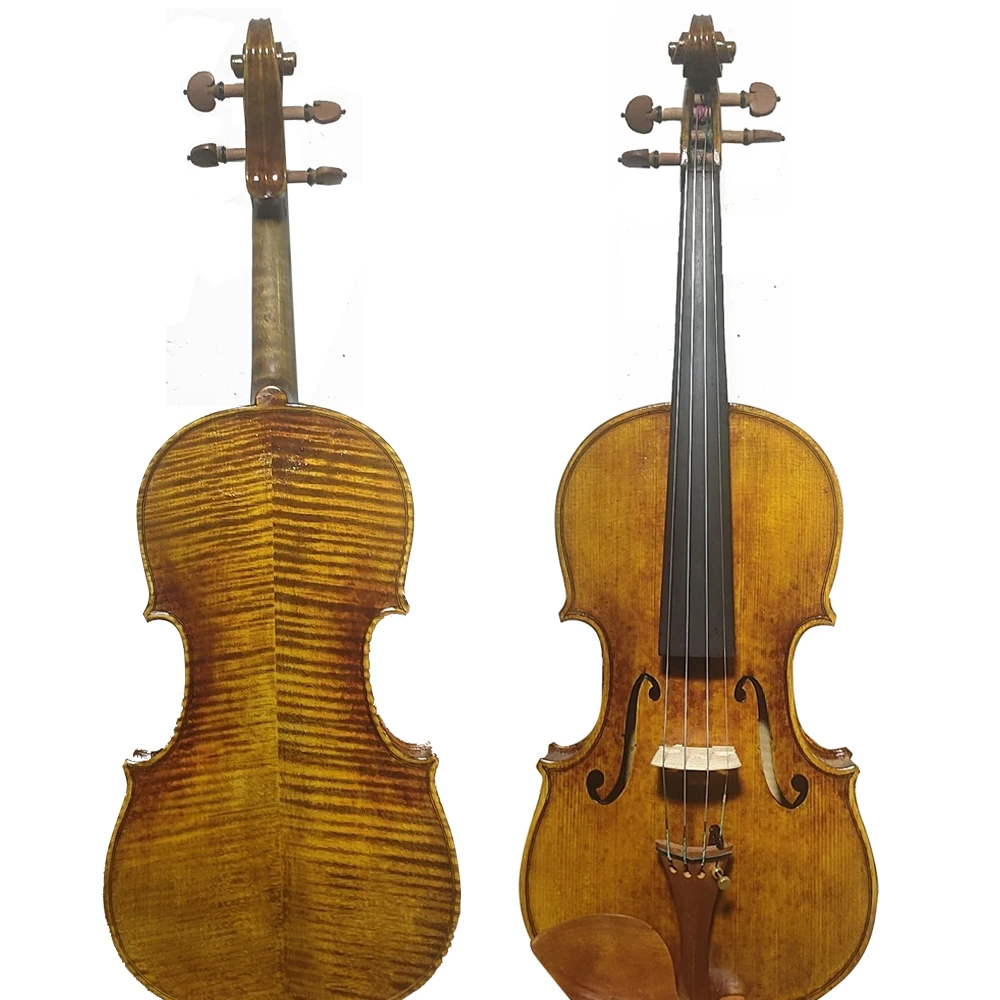 

European spruce ！Guarneri 1743 Cannon Handmade Violin 4/4 Italian retro Oil varnish Violin professional Musical Instruments