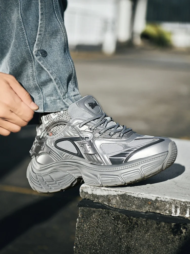 

Удобная спортивная повседневная обувь на массивной подошве, уличная прогулочная обувь, увеличивающая рост спортивная обувь, спортивная обувь унисекс