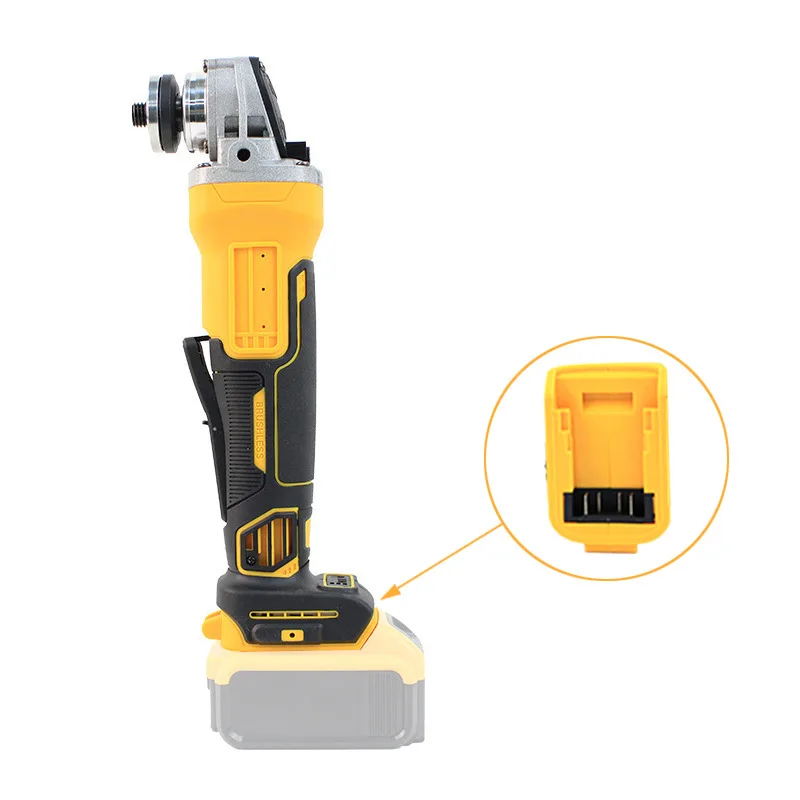 Brushless Angle Grinder Cordless Cutting Machine Impact Polisher 220V Battery Power Tool