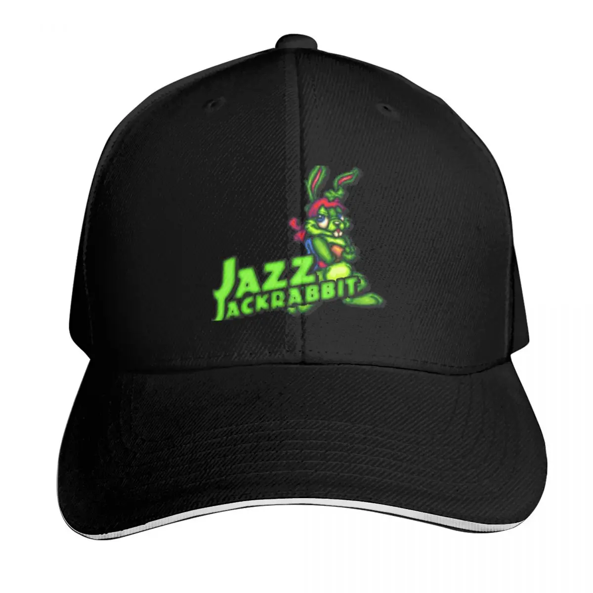 Jazz Jackrabbit - Sprite with Logo Baseball Cap Moisture Wicking Quick Dry Curved Brim Classic Fit Low Profile Unstructured