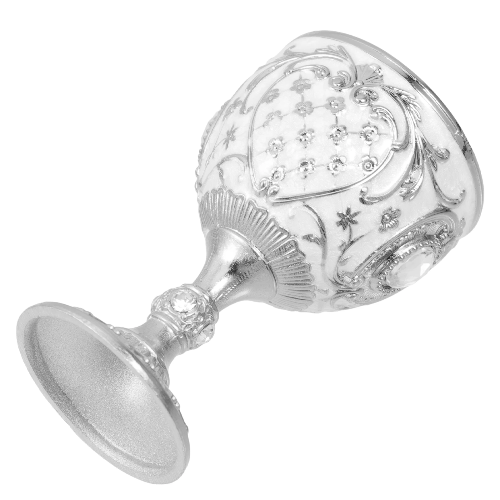 

Glass European Liquor Cup Delicate Goblet Chic Decorative Desktop Dinner Vintage