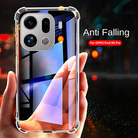 For OPPO Find X9 Pro Cover Anti-Yelllow Transparent Soft Back Shockproof Case FindX9Pro FindX9 X9Pro X 9 5G Clear Funda Bumper