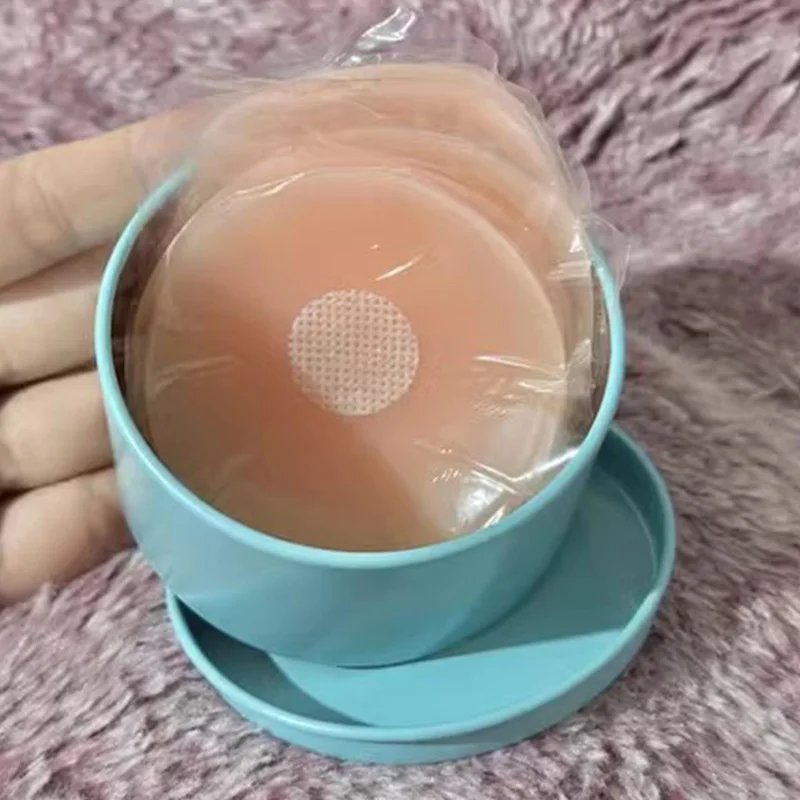 1-50 pares de pétalos de silicona invisibles reutilizables para mujer, cubrepezones autoadhesivos sin tirantes ni espalda, tipo sujetador.
