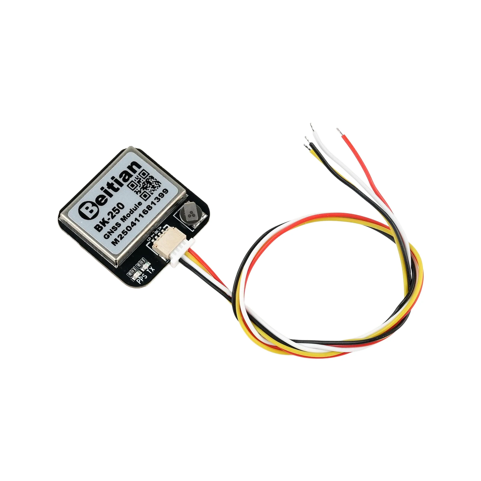 Beitian BK-250 Modulo GNSS ultracompatto Chip M9140 GPS a 4 sistemi/GLONASS/BDS/Galileo Cavo CEP 1.0-4P da 1,5 m per droni/veicoli