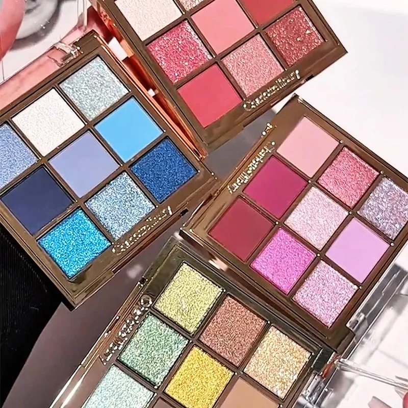 

Модная люксовая косметика бренда Charlotte Tilbury: палетка теней для век 9 цветов, 9 г, натуральные, легко наносятся, универсальные тени-основа для макияжа