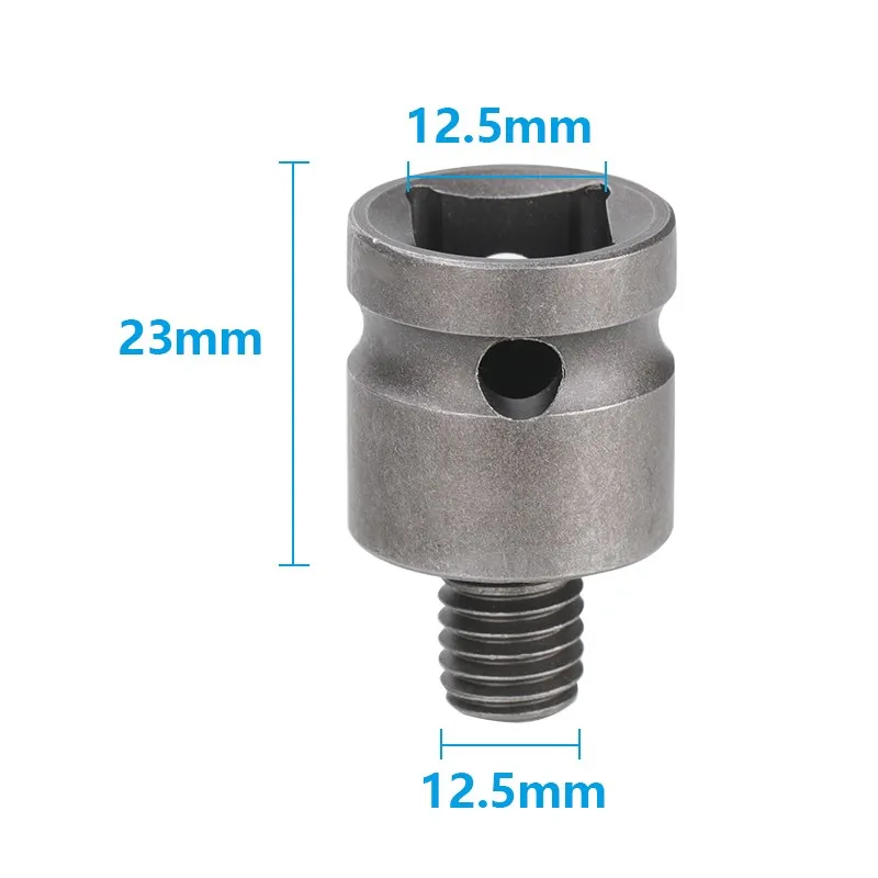 XCAN Drill Chuck Adaptor For Impact Wrench Conversion 1/2-20UNF Electric Drill Wrench Conversion Head With Screw Bit Tool Parts