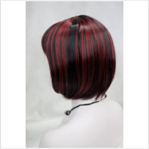 2022 Hot Sale Wig Hanasaku Fashion Short Red Straight Fiber Cosplay Wigs Hair