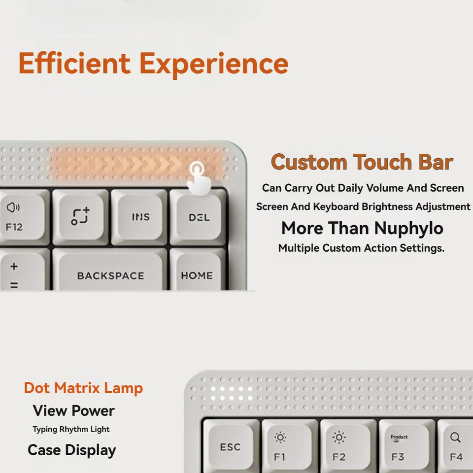 Nuphy Node75 ロープロファイル メカニカルキーボード ワイヤレス