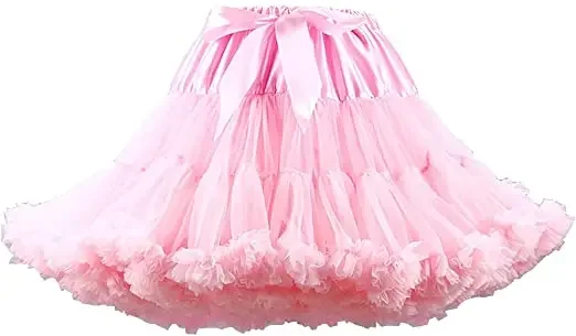 

Womens Bubble Pettiskirt Tutu Ball Gown Fluffy Skirt Petticoat