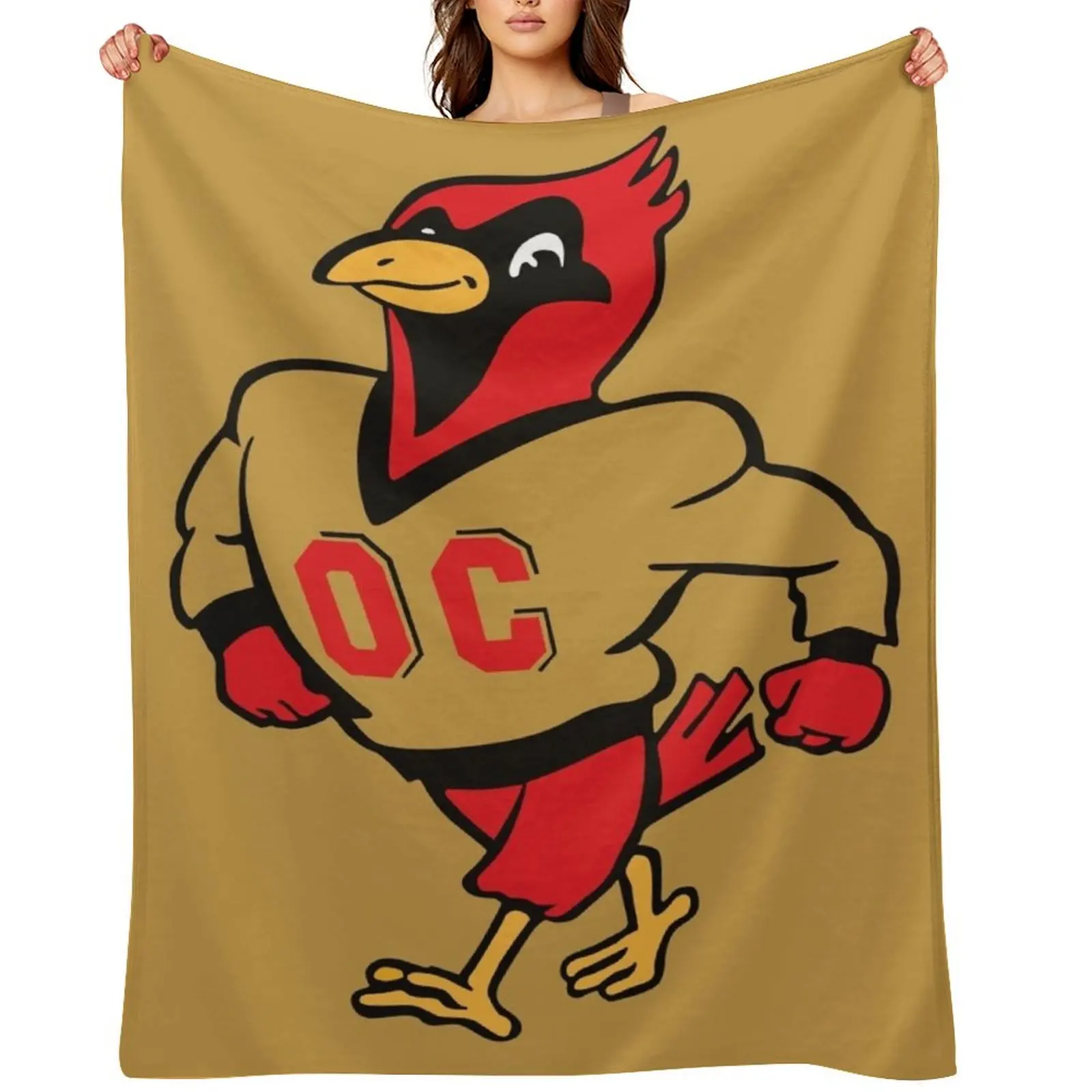 

Otterbein University cardinals Throw Blanket Stuffeds Thins Furrys valentine gift ideas Blankets