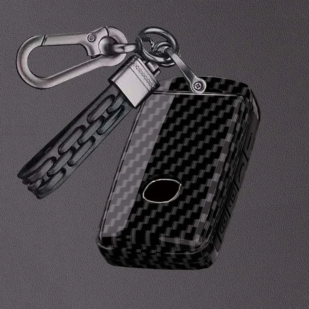 

Carbon Fiber ABS Car Key Case Cover Shell for Mazda 3 Alexa CX30 CX-4 CX5 CX-5 CX8 CX-8 CX-30 CX9 CX-9 Protector Keyless Fob Acc