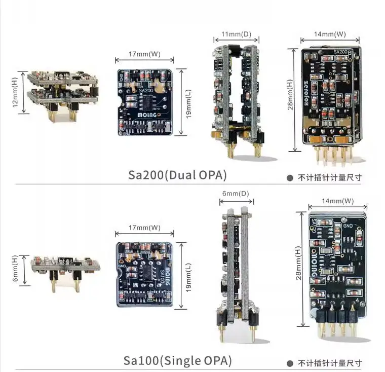 Nieuwe Sa100/200 Volledig Discrete Audiofiele Operationele Versterker Met Enkele Of Dubbele Optionele Hifi-Upgrade En Vervanging