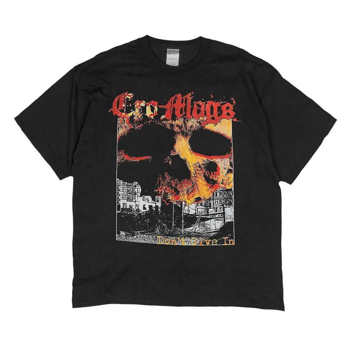 Cro-Mags Don't Give In t-shirt - Black Unisex Shirt