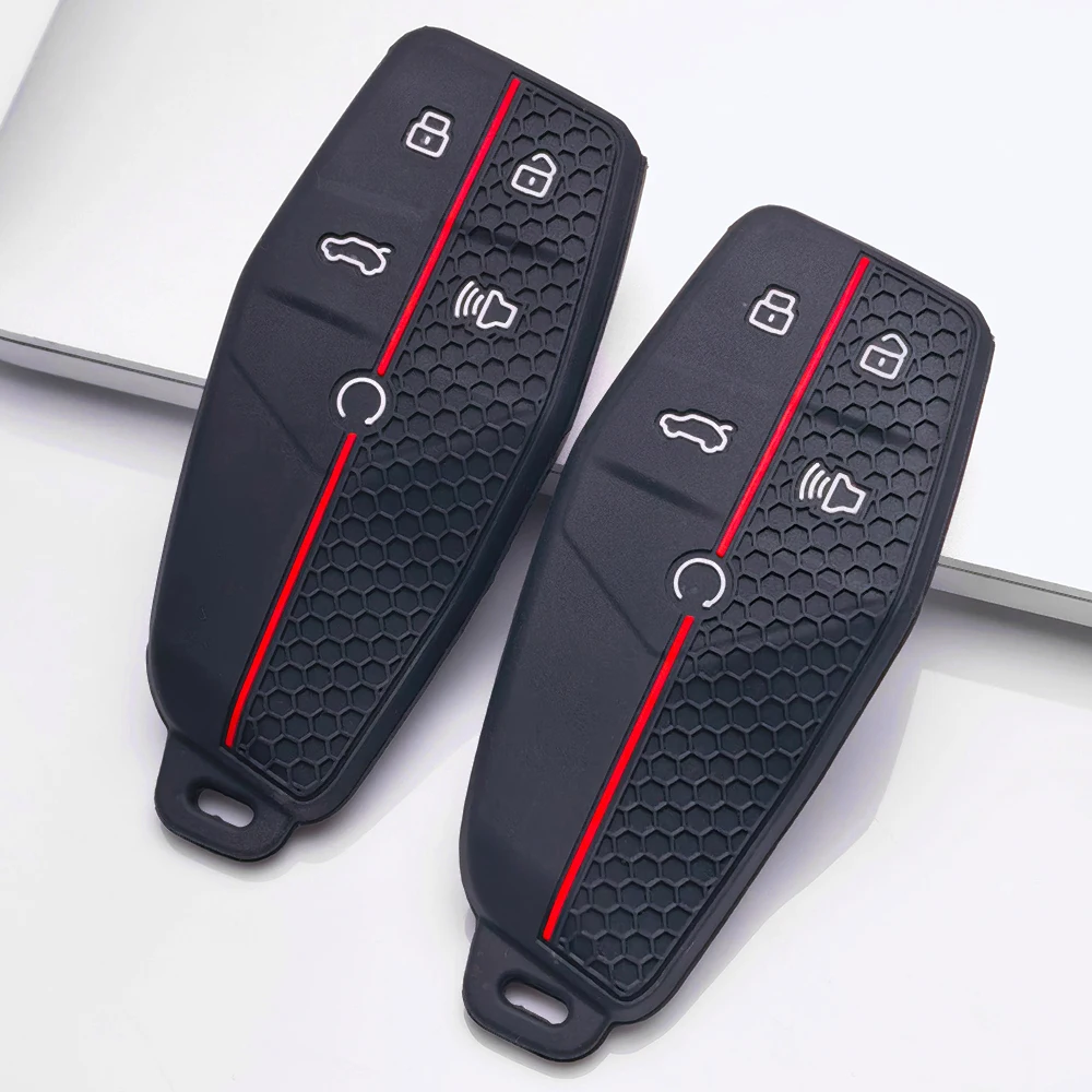 Silicone Key Cover For MG One For Roewe iMAX8 D7 Precise Fit Full Coverage Stylish Durable Reliable Secure Grip Comfortable