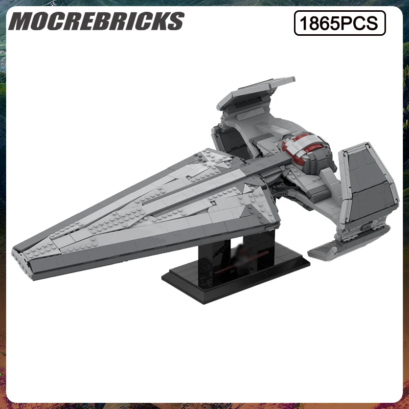 Space War Series MOC Sith Infiltrator - UCS Scimitar Battleship Assembling Building Blocks Model Set Children's Toy Bricks Gifts