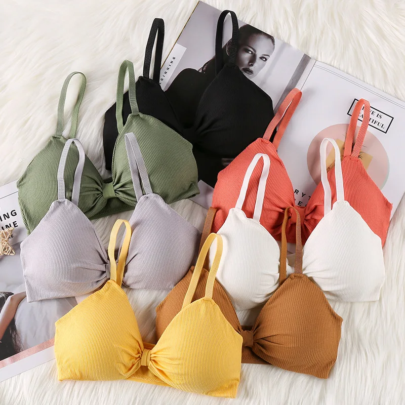 Sexy Active Bra Women Seamless Bralette Fitness Sports Shockproof Tank Tops Mujer Solid Wire Free Bra Underwear