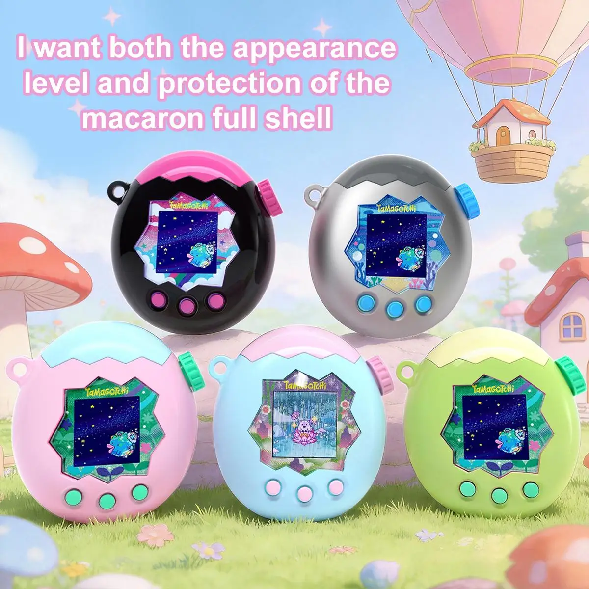 

XDcase Protective Shell Cover For Tamagotchi Paradise Electronic Pets Game Virtual Pet Device Two-tone Protective Case