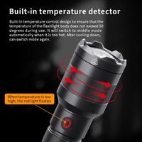 SF2 white laser flashlight LEP flashlight ultra-long-range tactical high-light charging army outdoor search dedicated LEP 1500 m