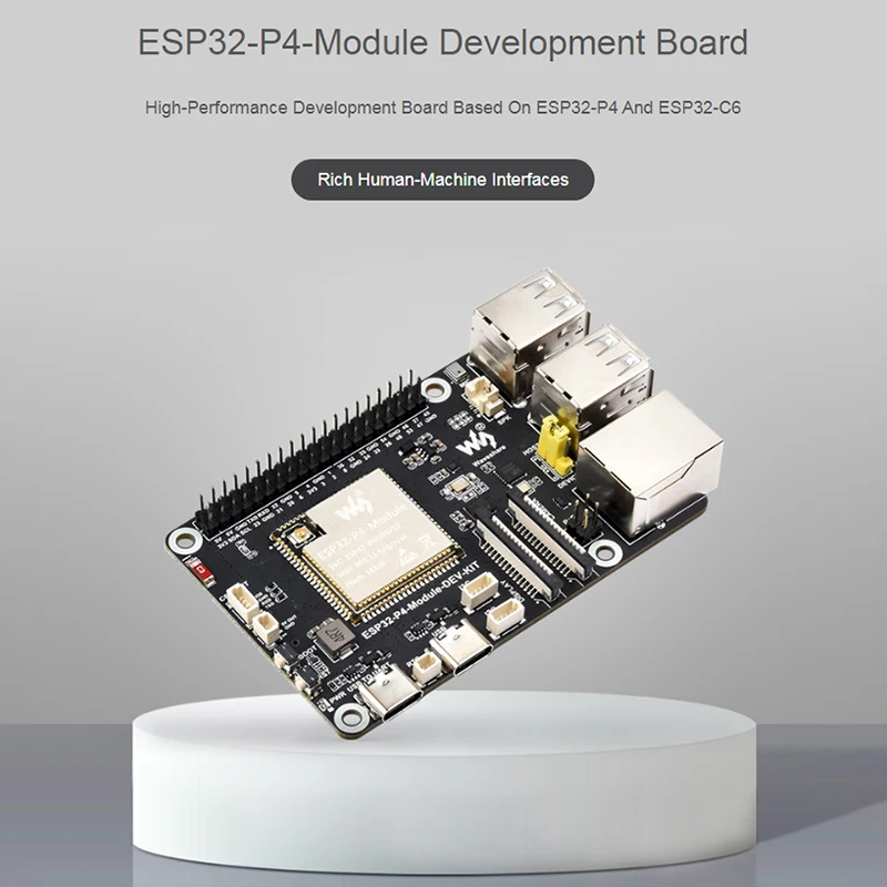 Płytka rozwojowa ESP32 P4 o wysokiej wydajności obsługuje Wi-Fi 6 Bluetooth 5/BLE 32M PSRAM 16MB Flash oparta na ESP32-P4 ESP32-C6 — zdjęcie produktu 2