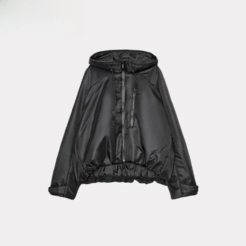 

American Sle Women's ort Cotton Jaet Coat with Hood Waterproof Windproof Autumn Winter New Arrival Ladies Faion