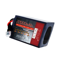 ZDF 6S 12S 14S 18S 22000mah 23.7V 47.4V 55.3V LIHV batteria al litio drone a bassa temperatura ad alto tasso di scaricatore a stato solido