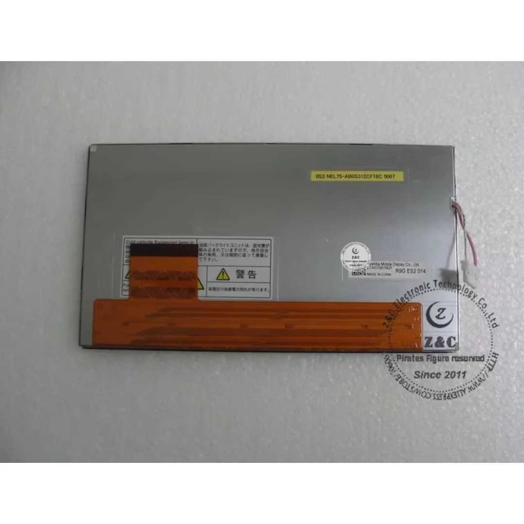 Novo Painel de Tela LCD Original LTA070B1M2F de 7 Polegadas para Toshiba
