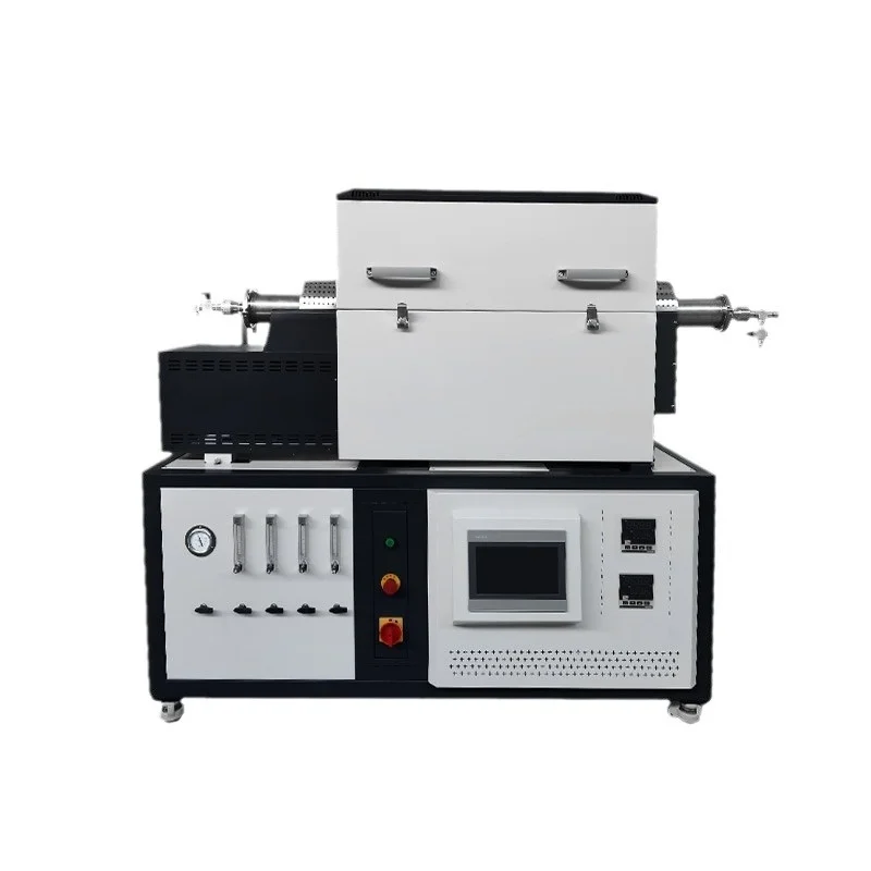 Horno rotativo de producción de estilo chino, 1200 grados, alta temperatura, laboratorio Industrial, batería de litio eléctrica, sinterización