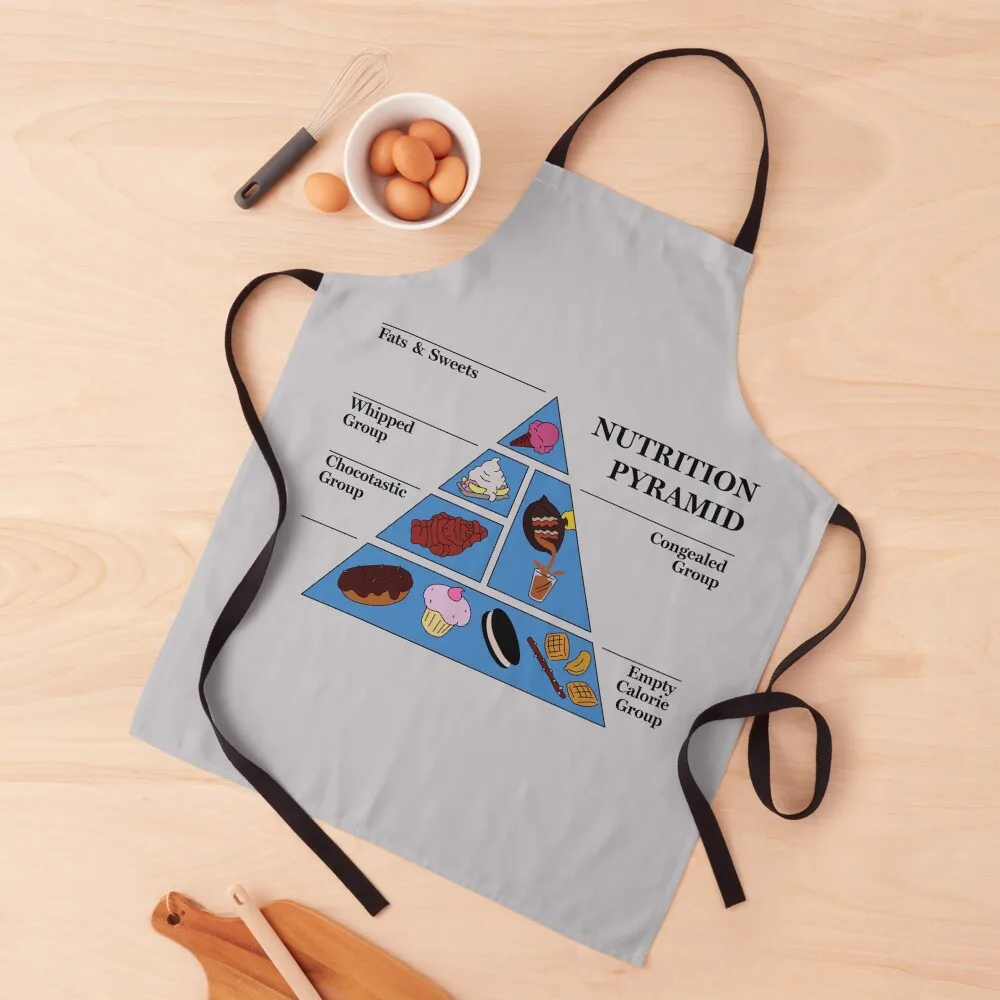 

Dr. Nick's Nutrition Pyramid Apron Restaurant women's work Kitchen Household Items kitchen woman Apron