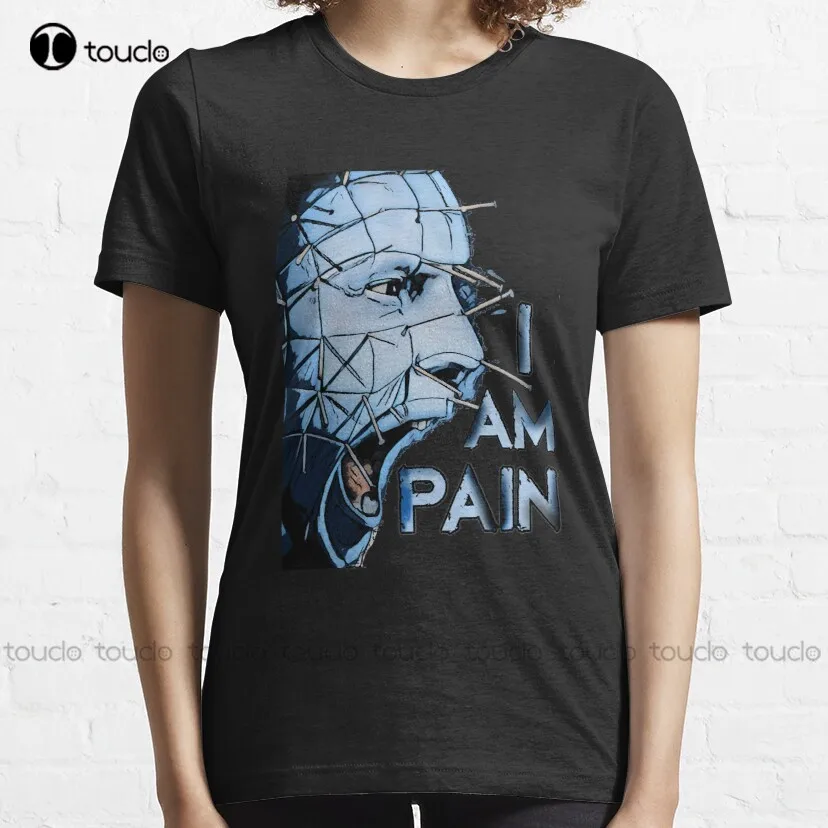 I am pain quote hellbound supernatural Classic T-Shirt t shirt dress women Custom aldult Teen unisex digital printing xs-5xl