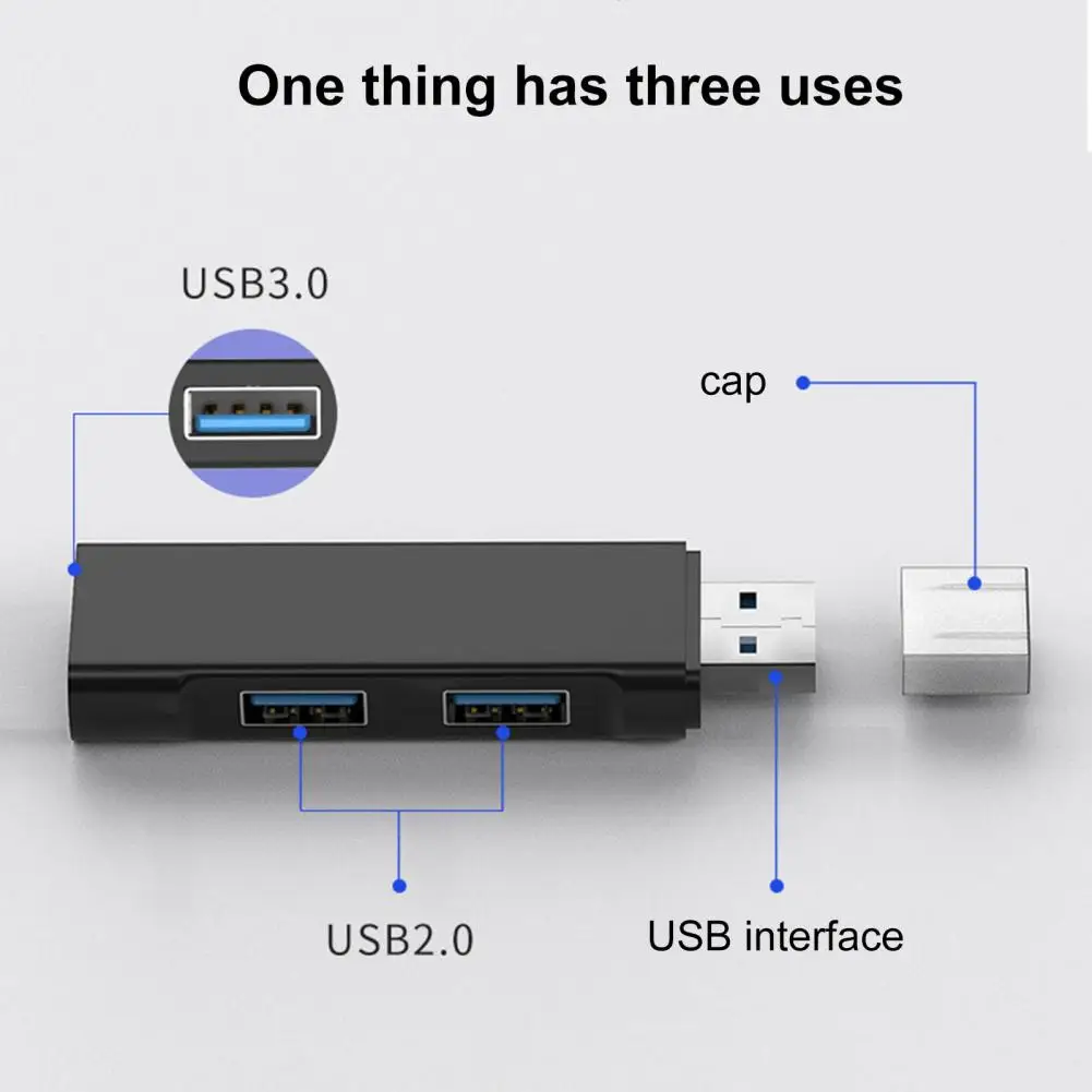 Splitter Accessory Computer USB Docking  Three Sturdy