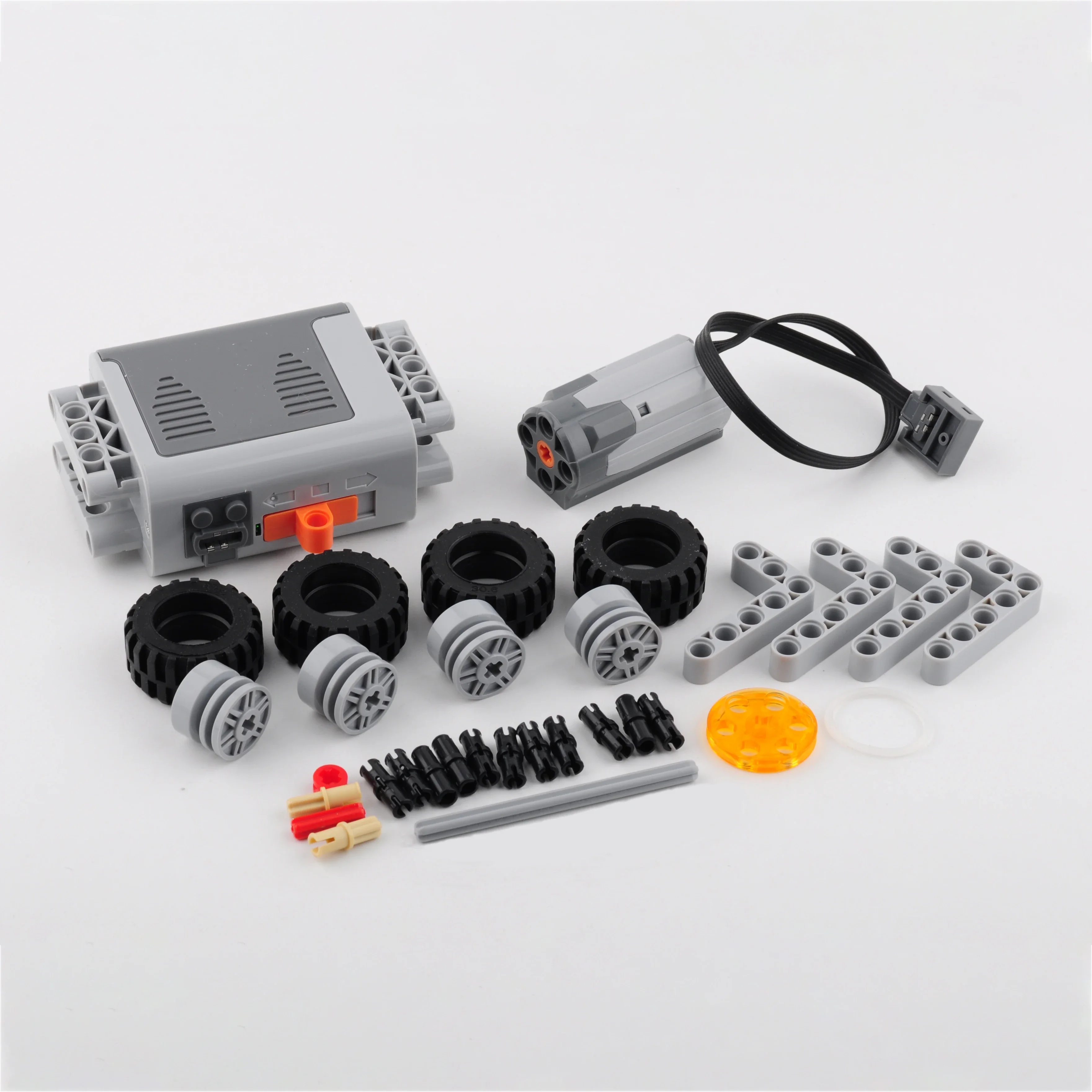 For MOC Parts Multi Power Functions Tool Servo Blocks Electric Motor PF Model Sets Building Kits Compatible with Legoeds