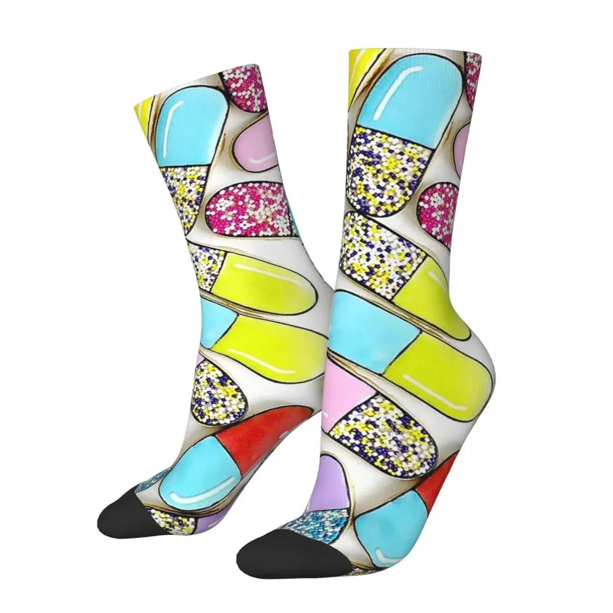 PHARBELLA-Chaussettes à Motif Y pour Homme et Femme, Bas Harajuku Super Doux, Chaussettes sulfToutes Saisons, Accessoires pour Cadeau d'Anniversaire