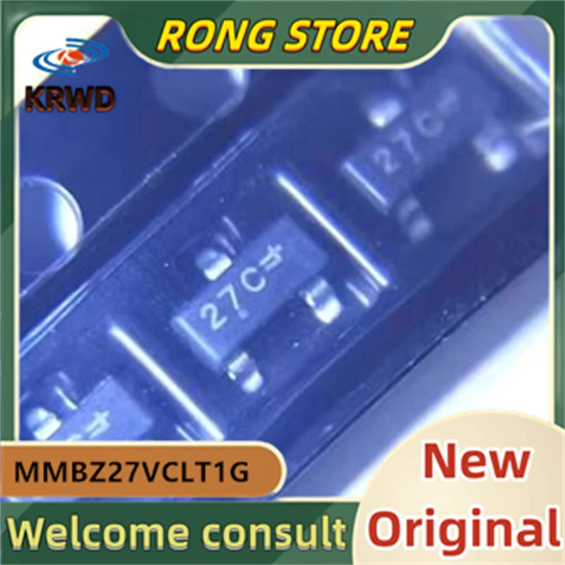 100PCS 27C New and original MMBZ27VCLT1G SOT-23