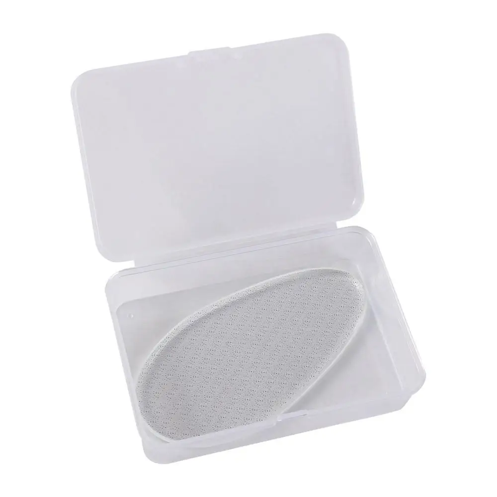 

Glass Nano Foot File Wet Dry Dual Use Durable Heel File Tool with Storage Box Callus Remover Pedicure Tool Exfoliating Tool