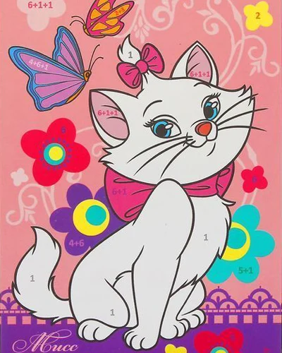 Canvas Painting Disney Cartoon character Aristocats Marie Cat Posters And Prints Wall Art Living Room Decor Home Decoration