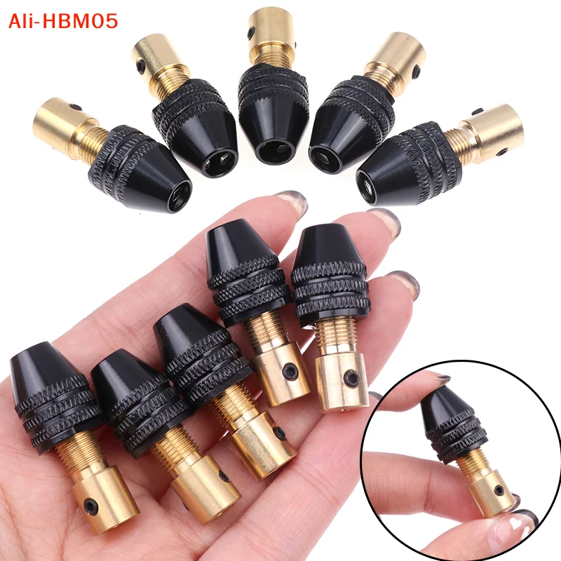 (HB05)Universal Small Electronic Drill Bit Collet Mini Chuck Tool Set Fixture Clamp Micro Electric Drill Chuck 0.3-3.4mm