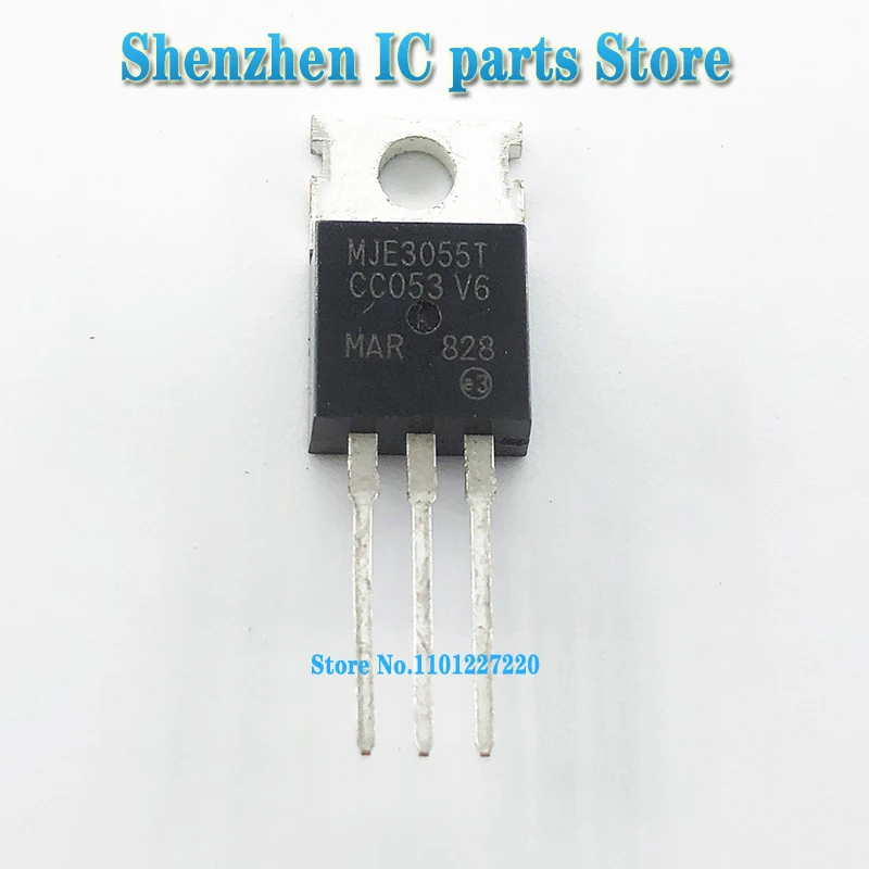 10PCS/lot MJE3055T TO220 MJE3055 3055T TO-220 In Stock