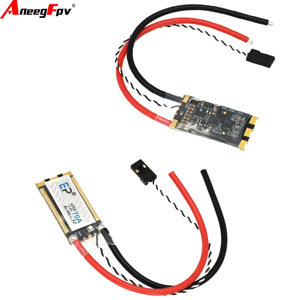 EP Aria AM32 APE 70A 70amp لطائرة RC الزاحفة FPV لتقوم بها بنفسك أجزاء RC واحدة بدون فرش ESC 3-6S مستشعر العداد الحالي #3