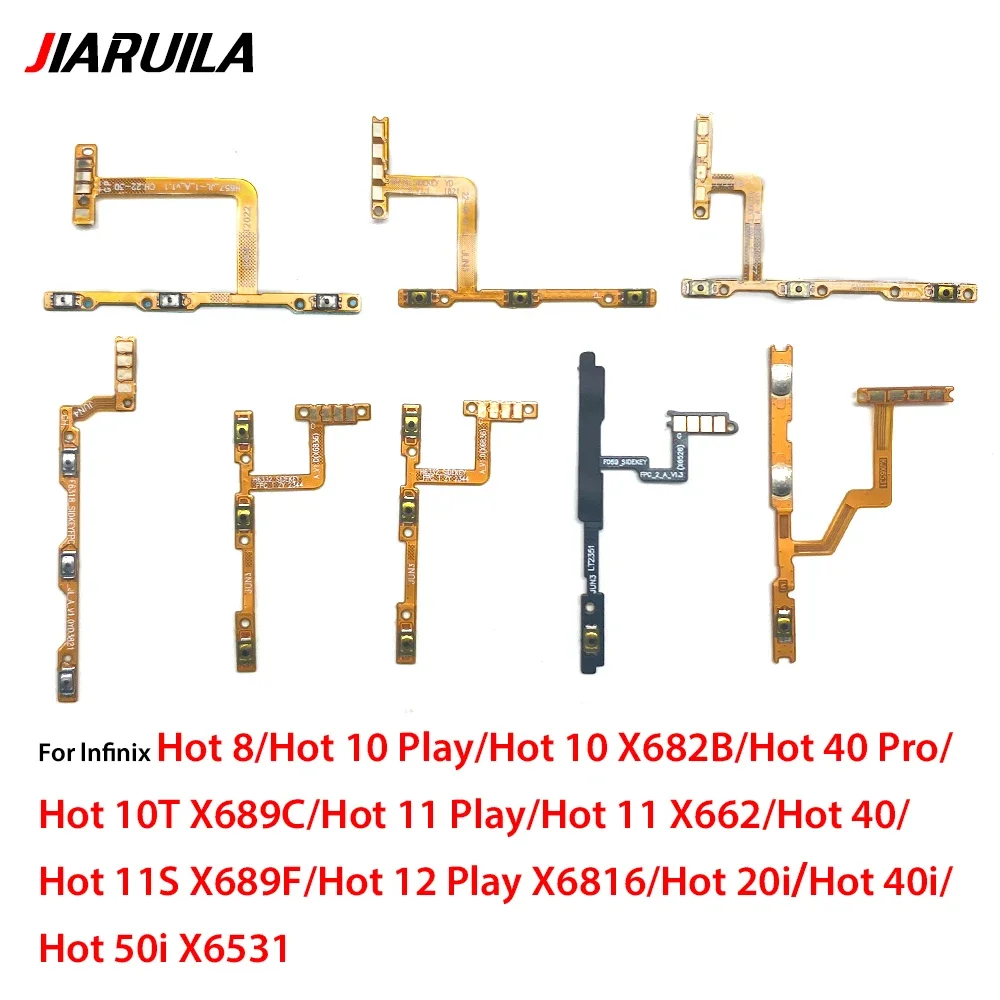 

10 шт. гибкий ленточный кабель питания для Infinix Hot 8/Hot 10 Play/Hot 10 X682B/Hot 11 X662/Hot 10T X689C Hot 11s 12 20i 40 Pro 50i