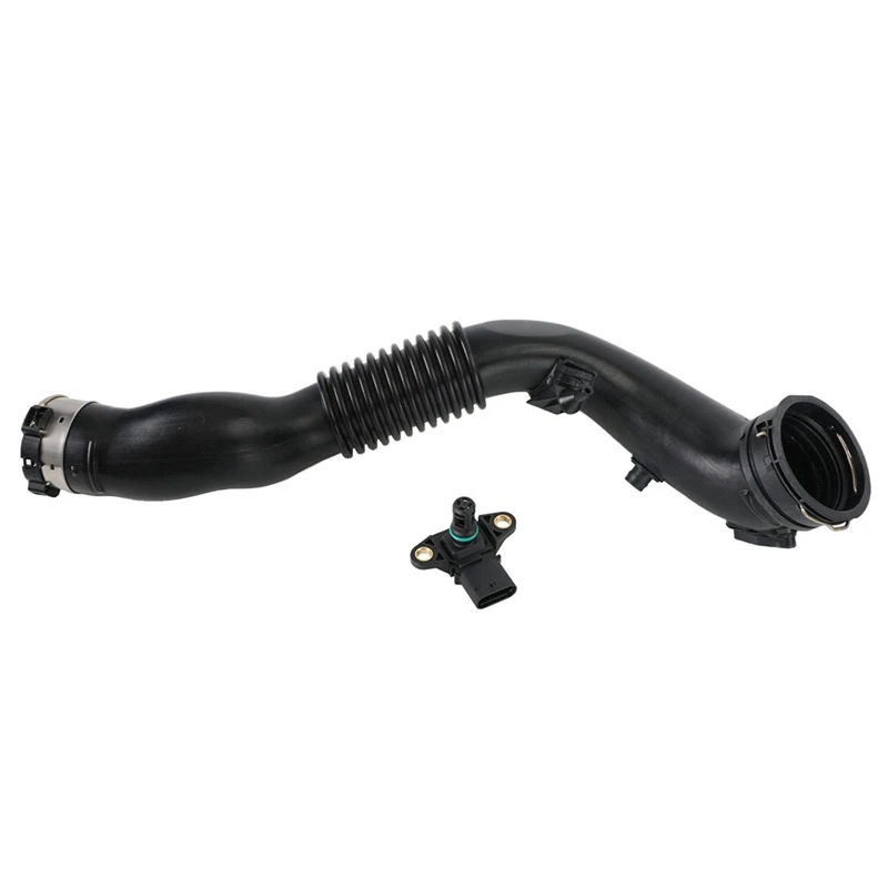 13717604033 Car Intercooler Air Intake Duct Charge Pipe Hose With Intake Pressure Sensor For BMW F22 F25 F26 F34