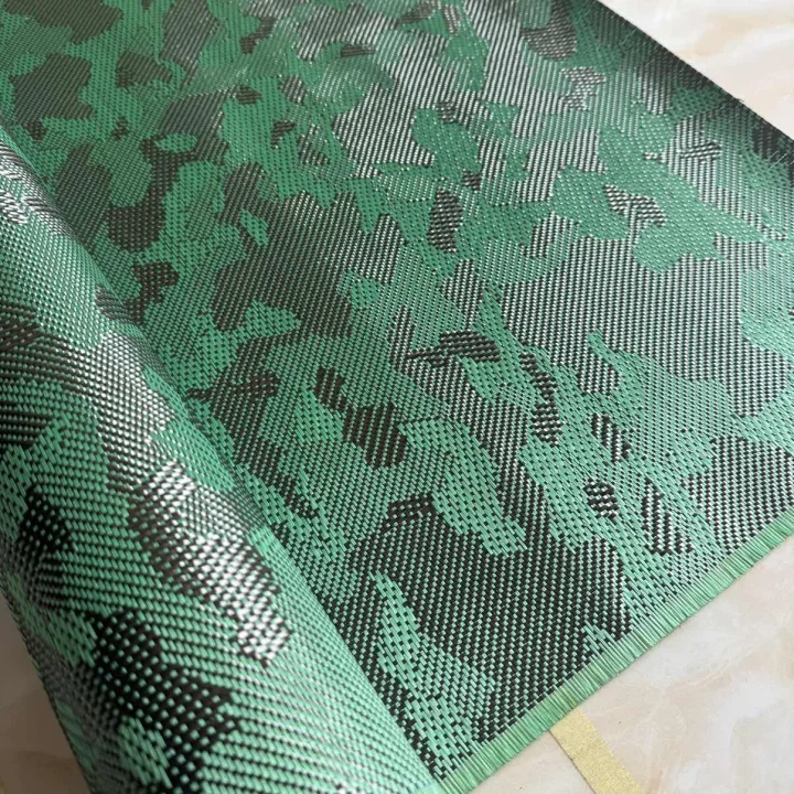 3K 240gsm Tarnmuster Kohlefaser-Kevlar-Mischgewebe 100cm*50cm/30cm pro Stück, für Auto- und Motorradumbauten – Detail 1