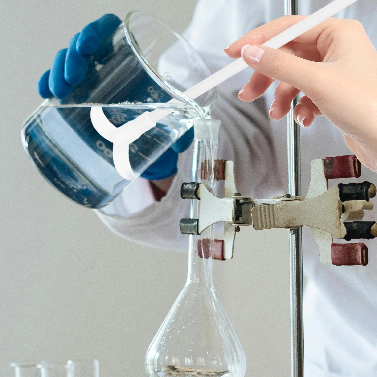 

Efficient Experimental Stirring Tool Lab Paddle Chemistry Rod High Temp Resistant Smooth Surface Easy Cleaning for Chemical