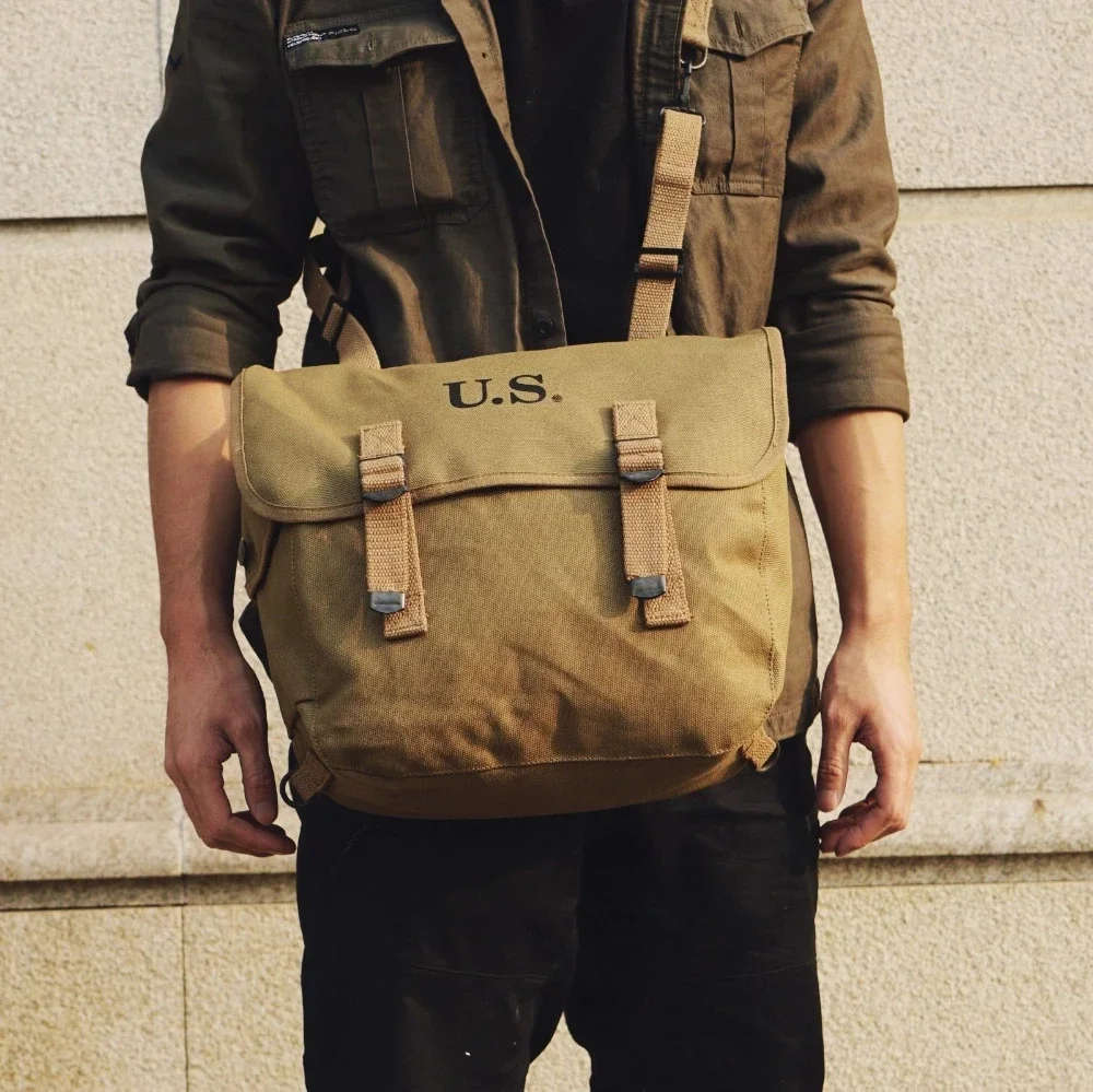 Outdoor Hiking Mountaineering US Army M1936 M36 Musette Field Bag Backpack Haversack