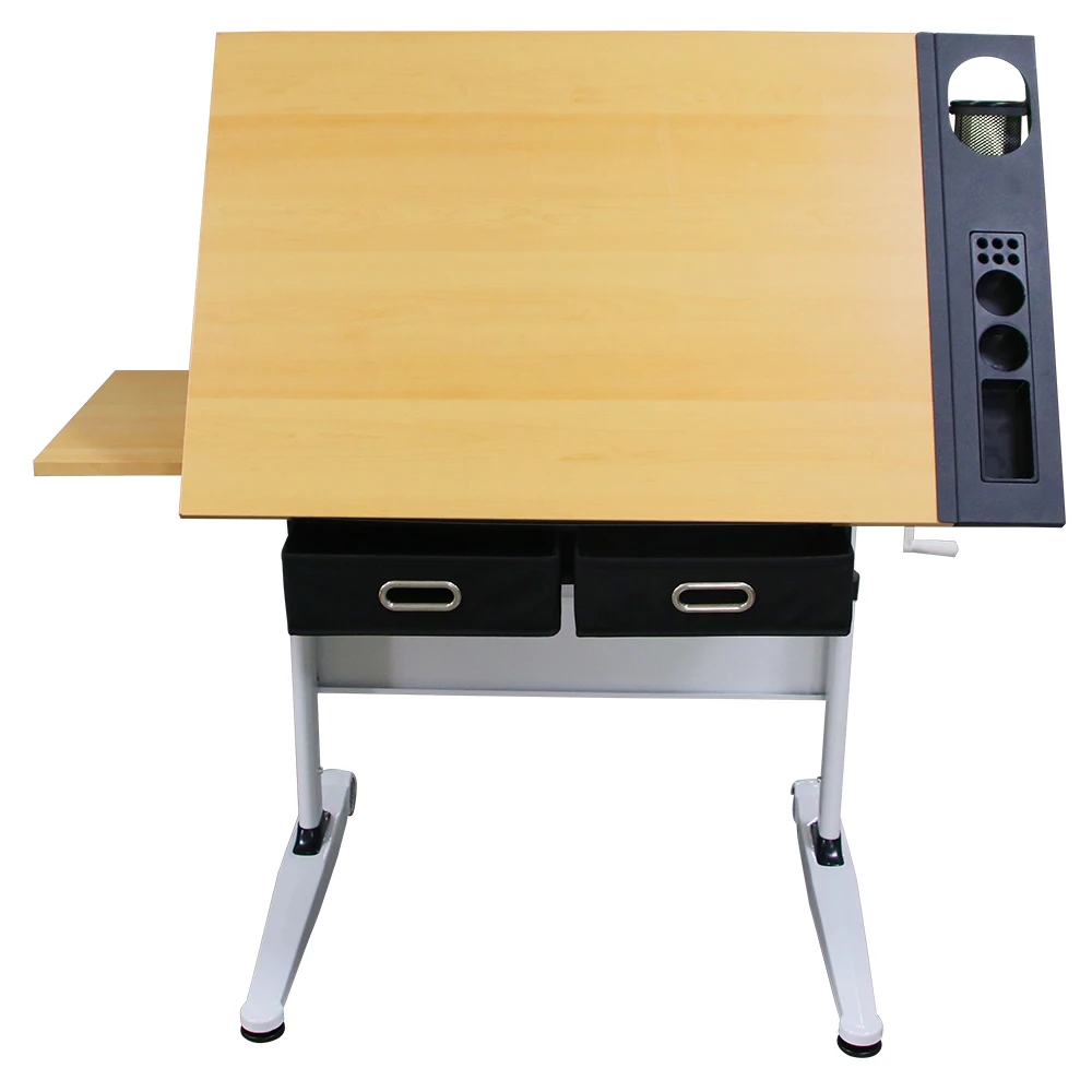 Modern School Height Adjustable Angle Adjust Drawing Desk With Chair Durable Eco-Friendly Design For Bedroom & Living Room