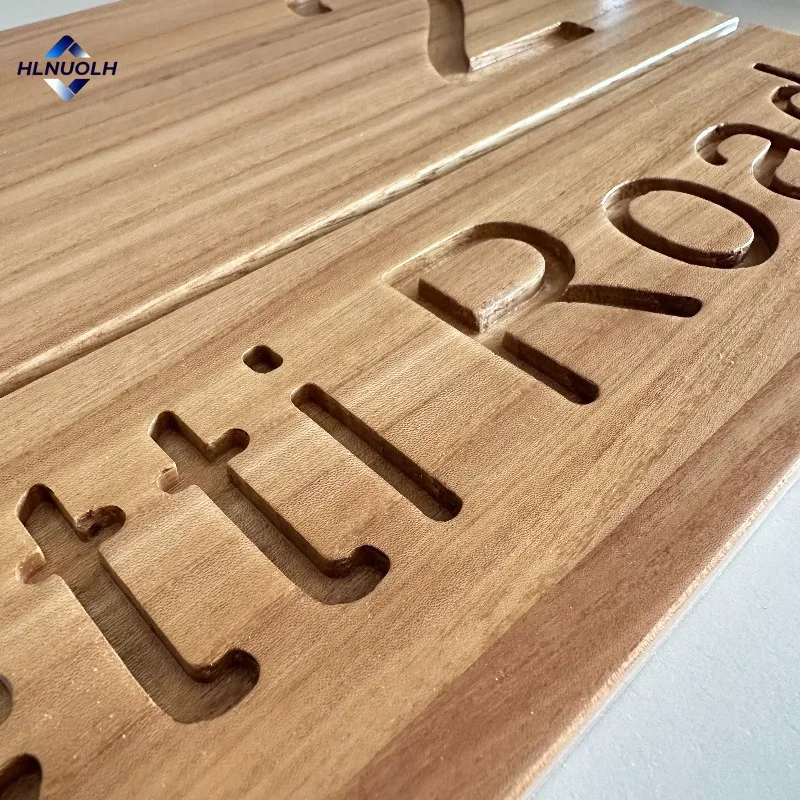 Personalized Design Door Sign Custom Wooden House Numbers Sign Address Plaque Laser engraving Letter Home Outdoor Name Plates
